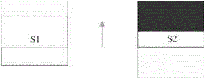 A method, device and system for traversing content displayed between screens