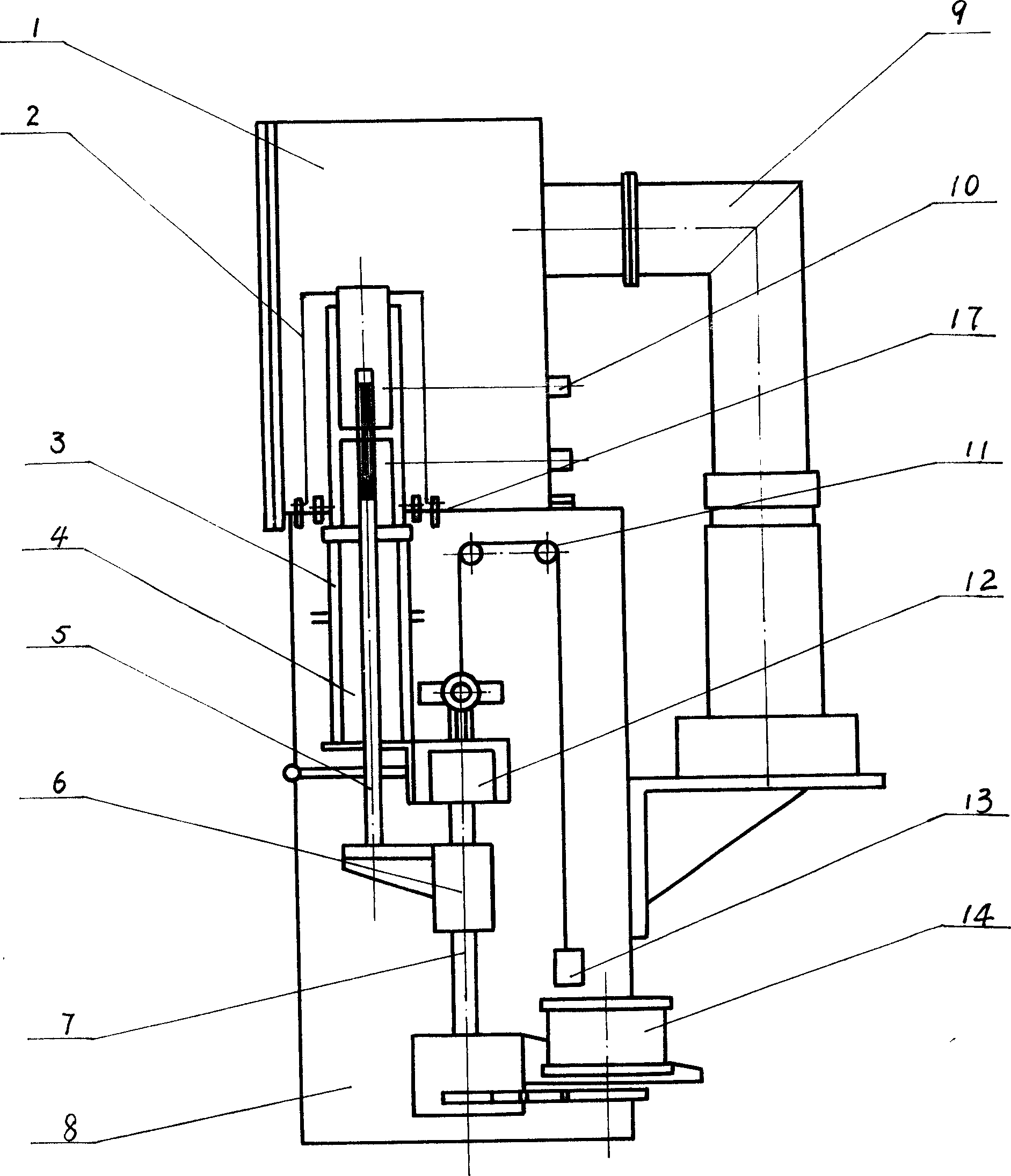 High gradient biregion heating directional solidification device