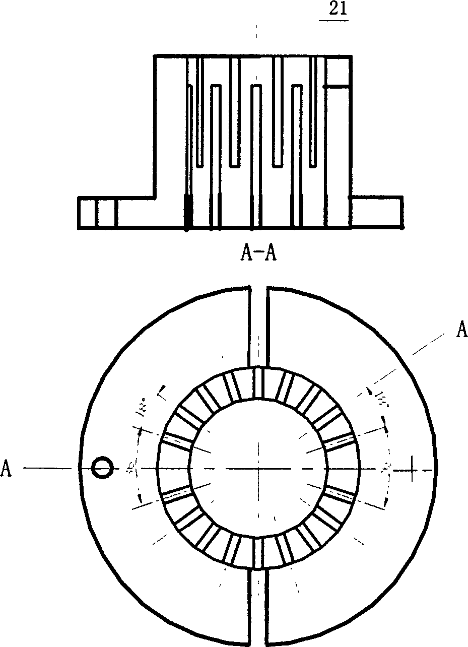 High gradient biregion heating directional solidification device