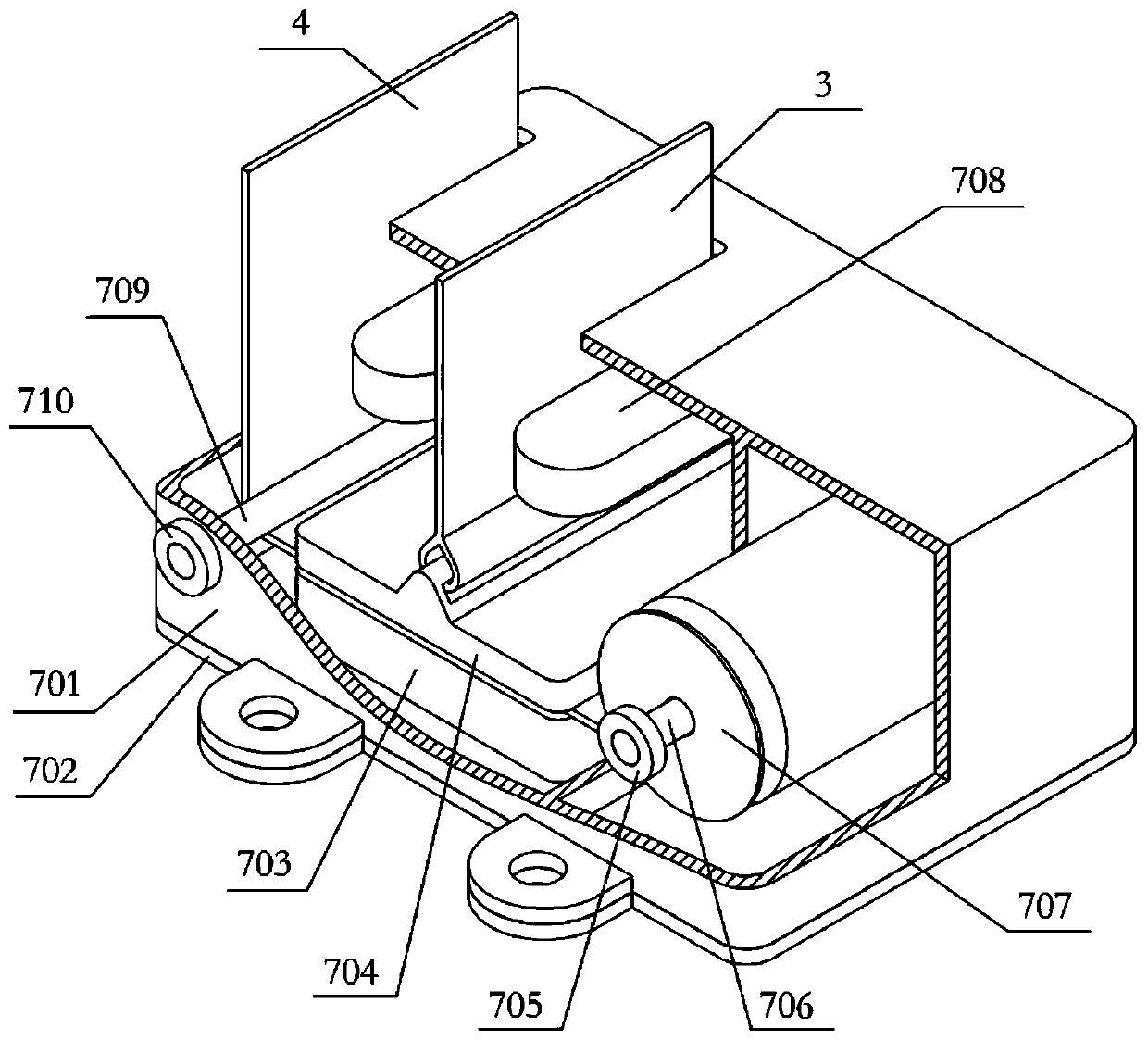Automatic control device used in expanding process of air bag restraint system