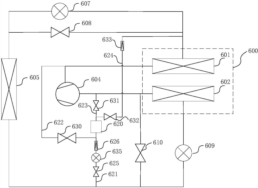 Heat pump air conditioning system and electric automobile