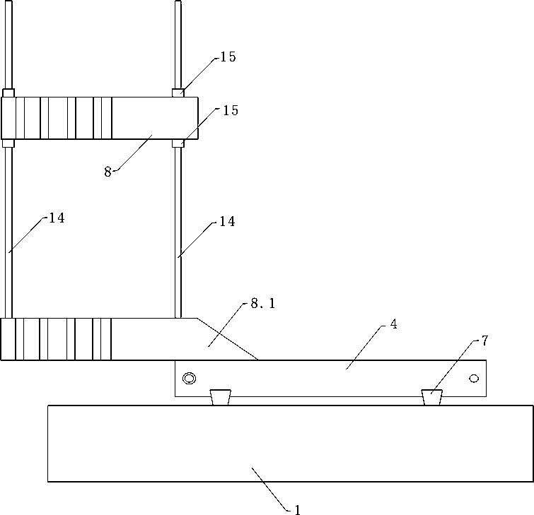 Lightweight partition wall fixing device and using method thereof