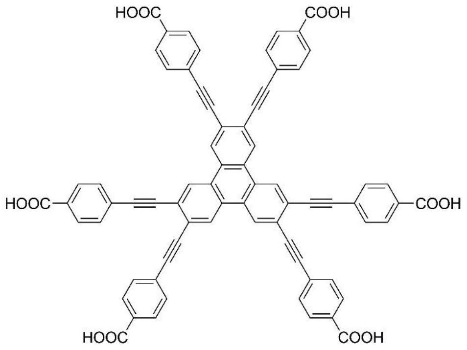 Triphenylene Group Containing Hydrogen Bond Organic Framework Compound And Preparation Method