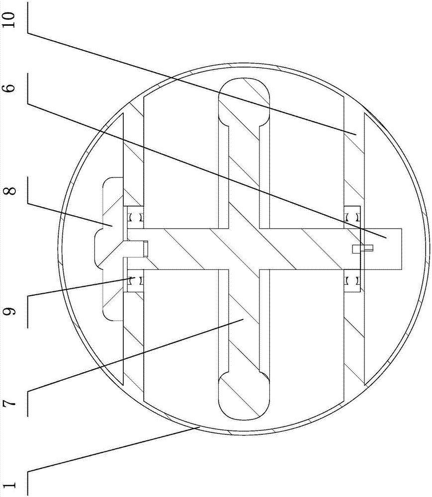 Spherical gyro mechanism capable of rotating omnidirectionally and control method