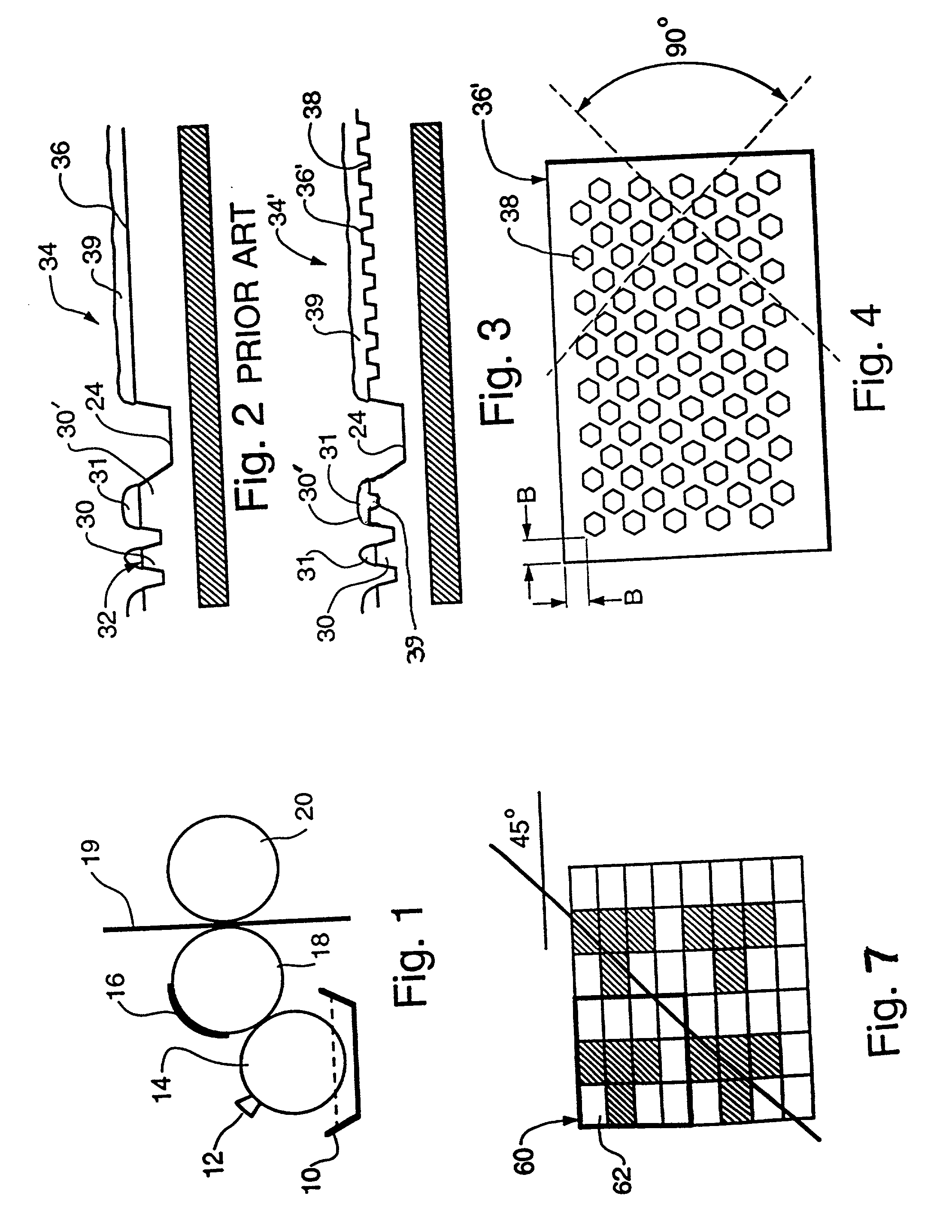 Printing plates containing ink cells in both solid and halftone areas