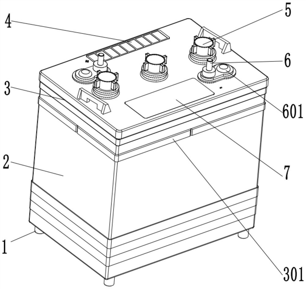 Multi-storage-battery collection installation type buried box