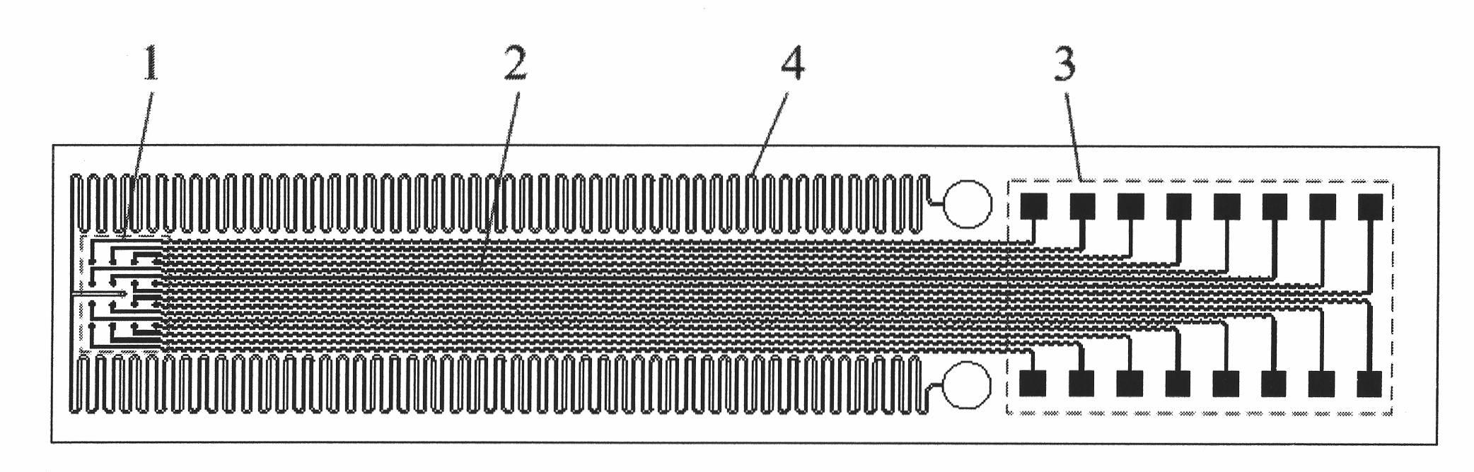 PDMS-based flexible implanted neural microelectrode and manufacturing method