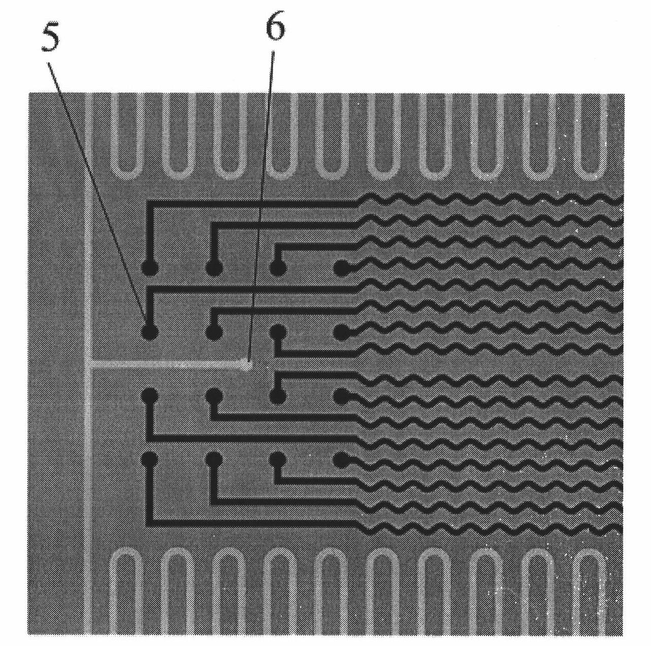 PDMS-based flexible implanted neural microelectrode and manufacturing method