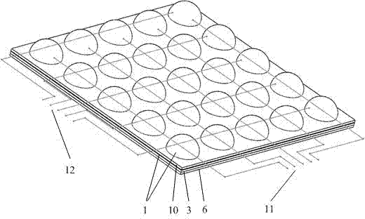 Distributed flexible pressure sensor based on electrically active polymer