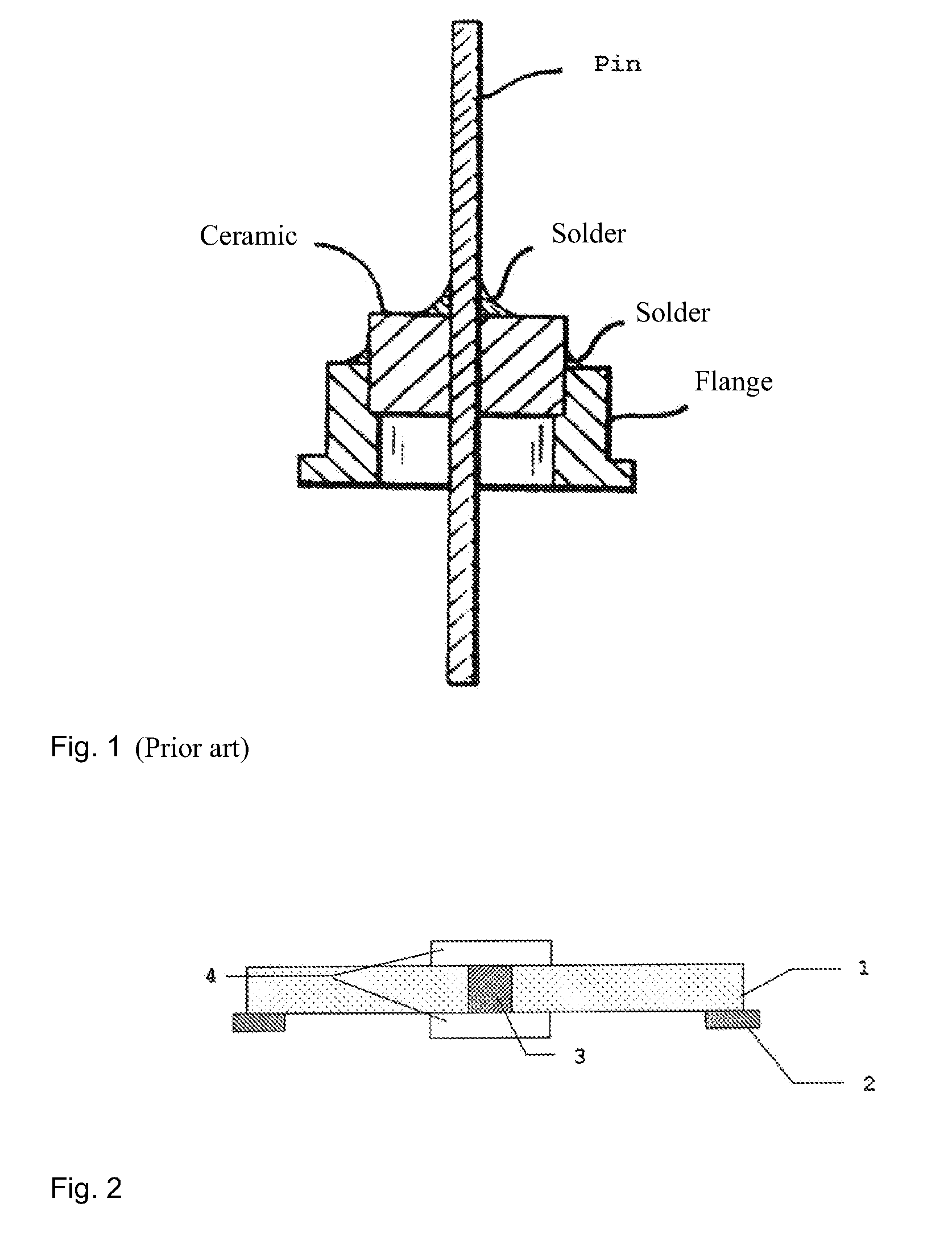 Filter feedthrough for implants