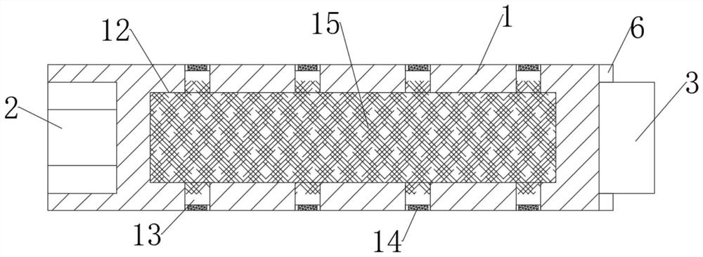 An anti-proliferation device for treating offshore oil pollution in offshore areas