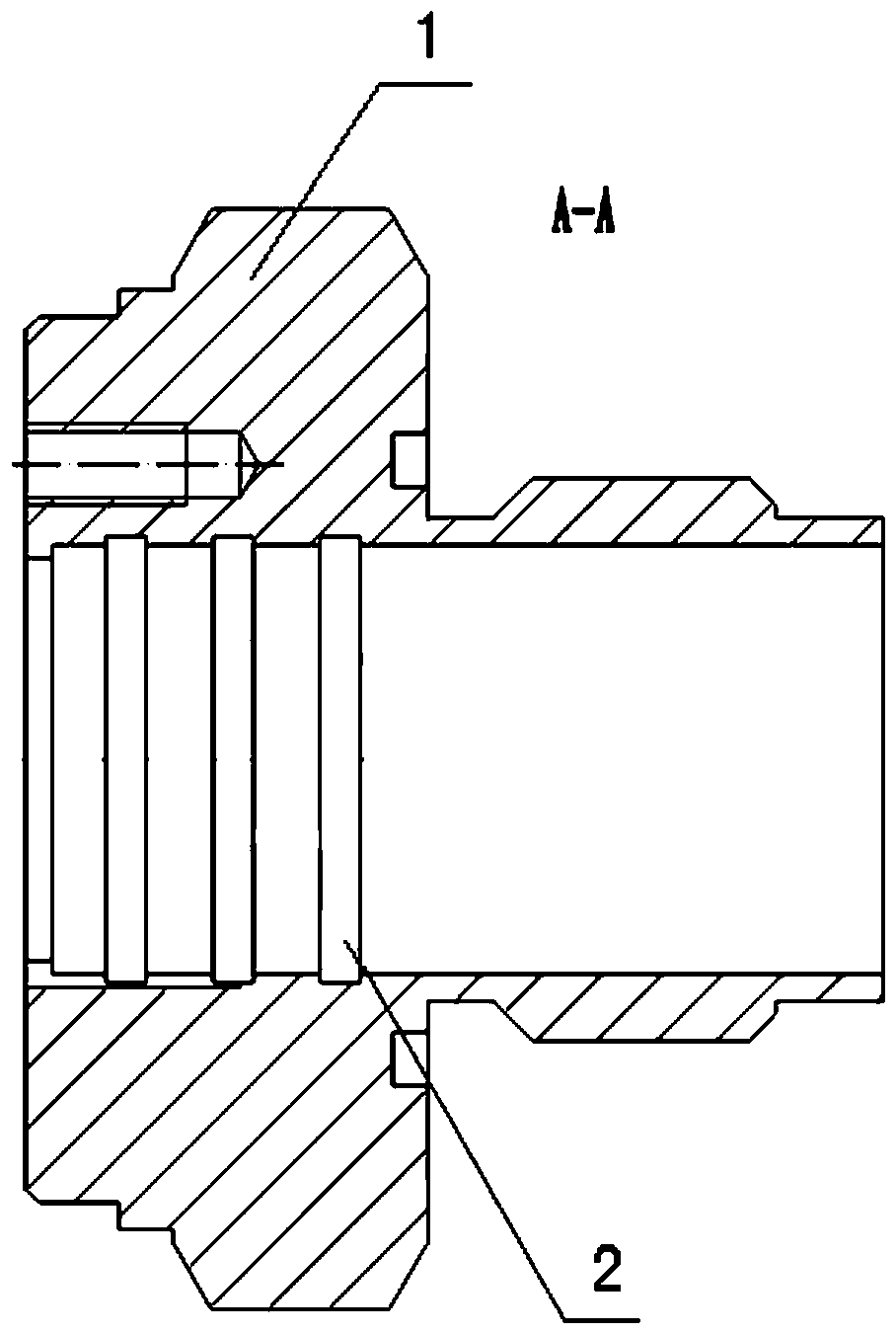 A liquid level sensor and its outer pipe connection and fixing method