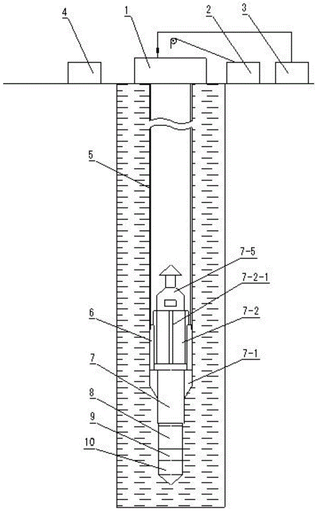Multifunctional detection rod-free in-situ static force test system and using method