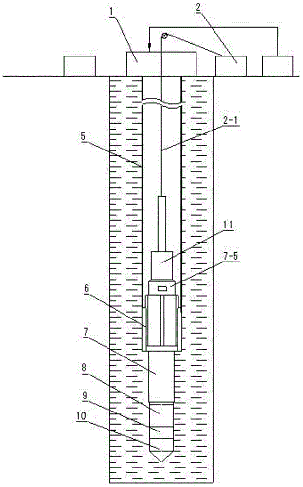 Multifunctional detection rod-free in-situ static force test system and using method
