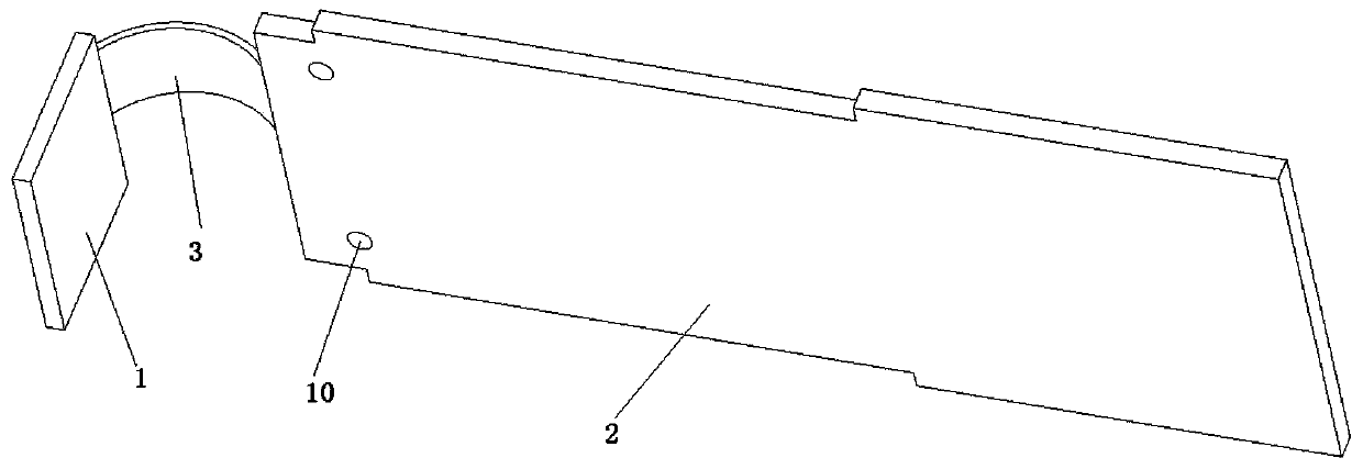Hall proximity switch structure