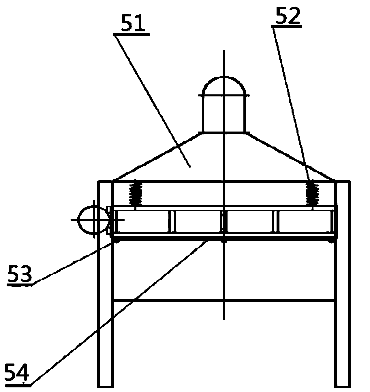 Soil thermal desorption treatment system with discharge dust removal function