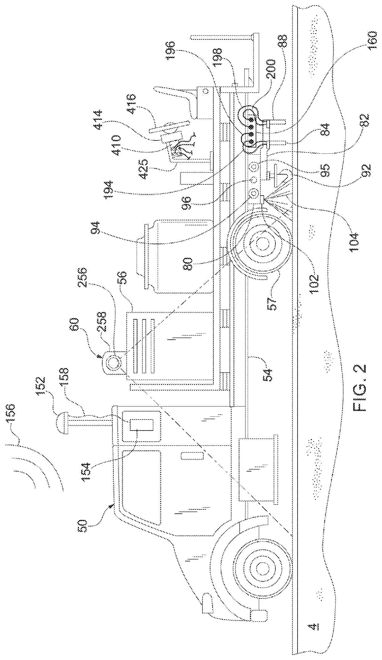 Machine learning network based carriage control apparatus for maintenence striping