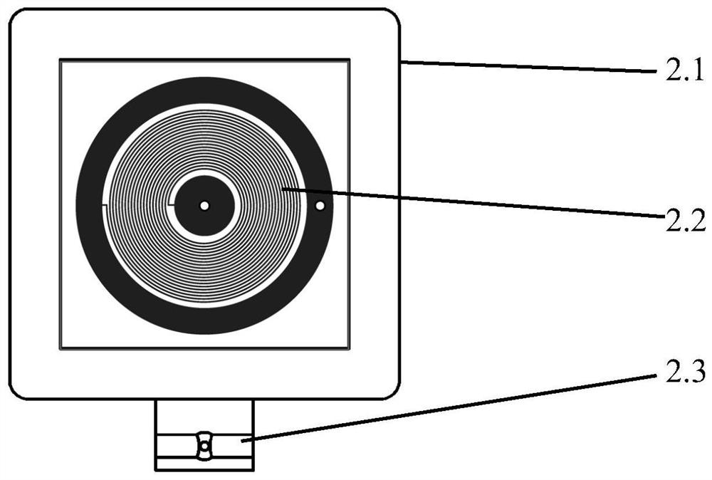 Dual-mode detection system utilizing planar spiral coil capacitance effect