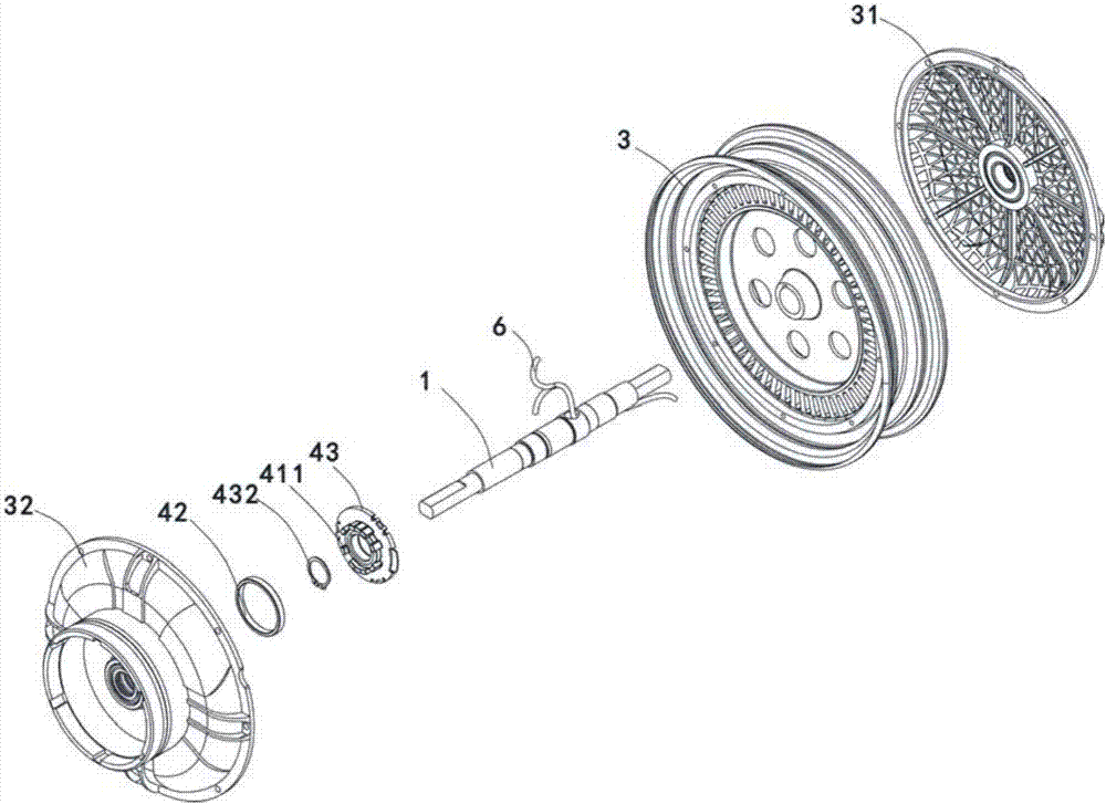 Wheel hub motor and position signal processing method thereof