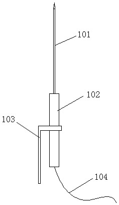 A 110-type voice distribution frame checking device