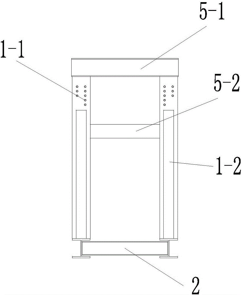 Erector off-line detection device and detection method