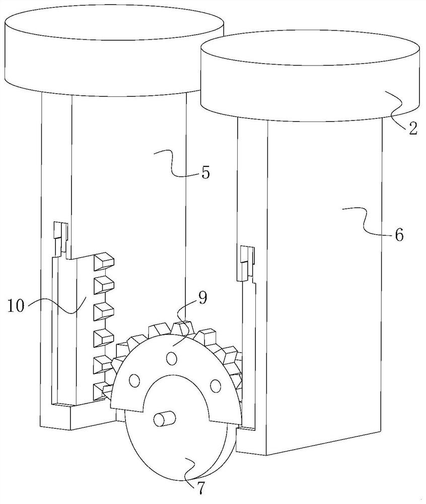 Double-cylinder type vacuum pump