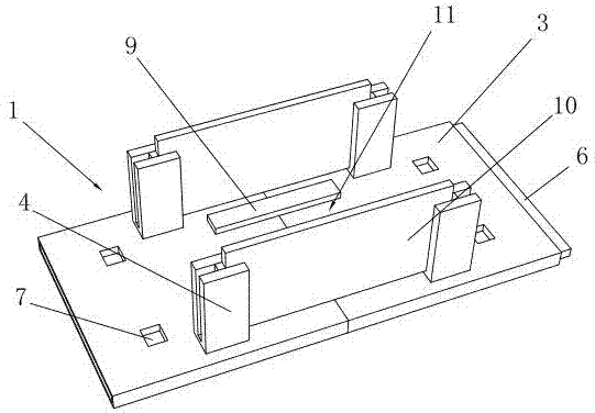 Placing base used for transporting cartons