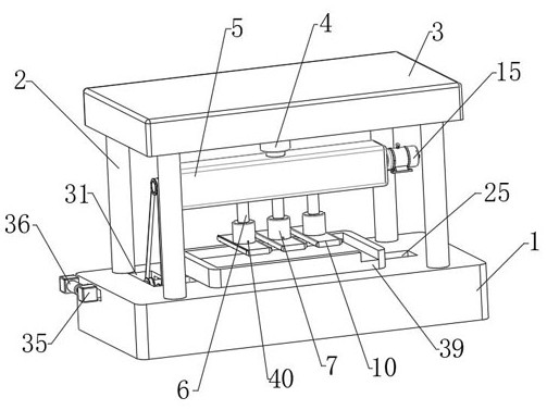 Denim fabric press type desizing device