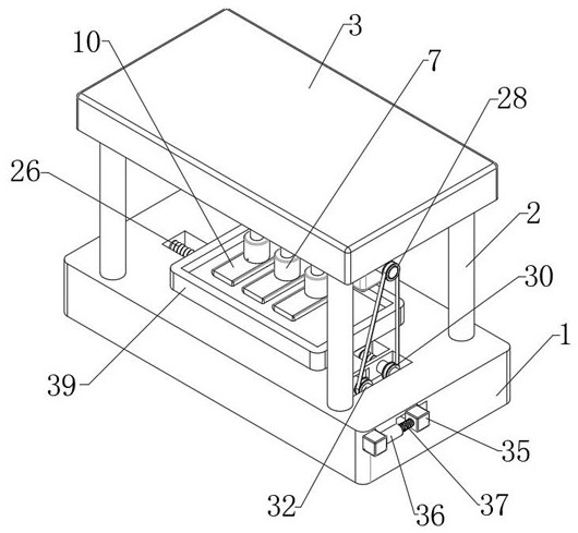 Denim fabric press type desizing device