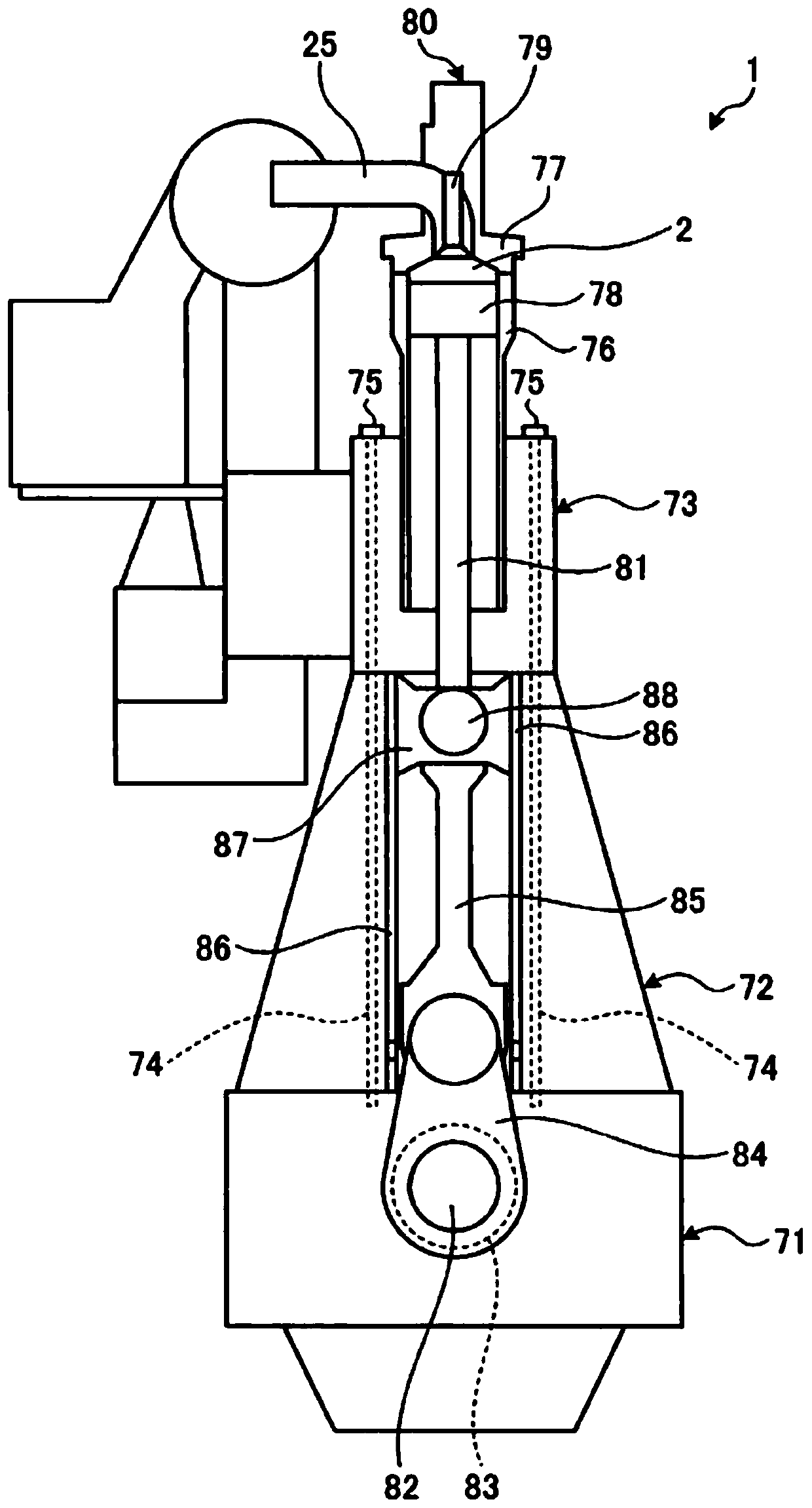 Marine diesel engine