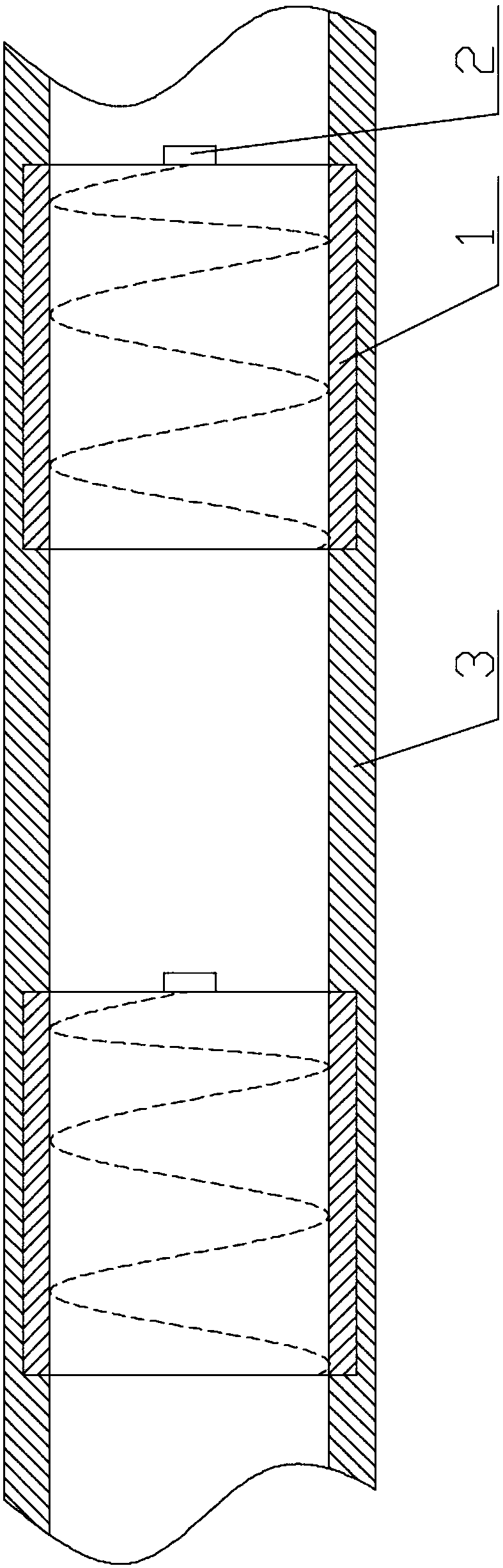 Impurity or foreign matter separating device for continuous moving media