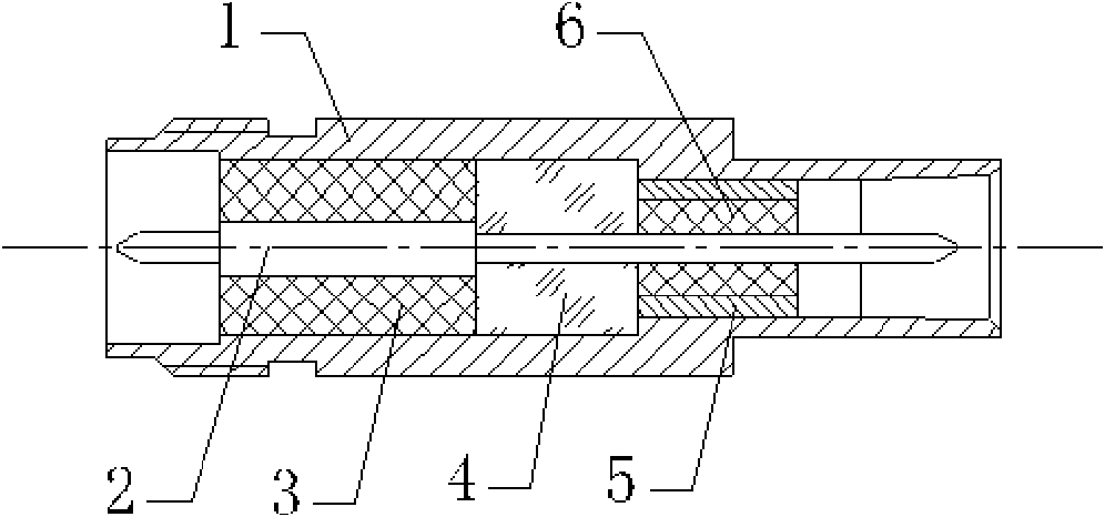 Miniature radio-frequency coaxial connector and contact element thereof