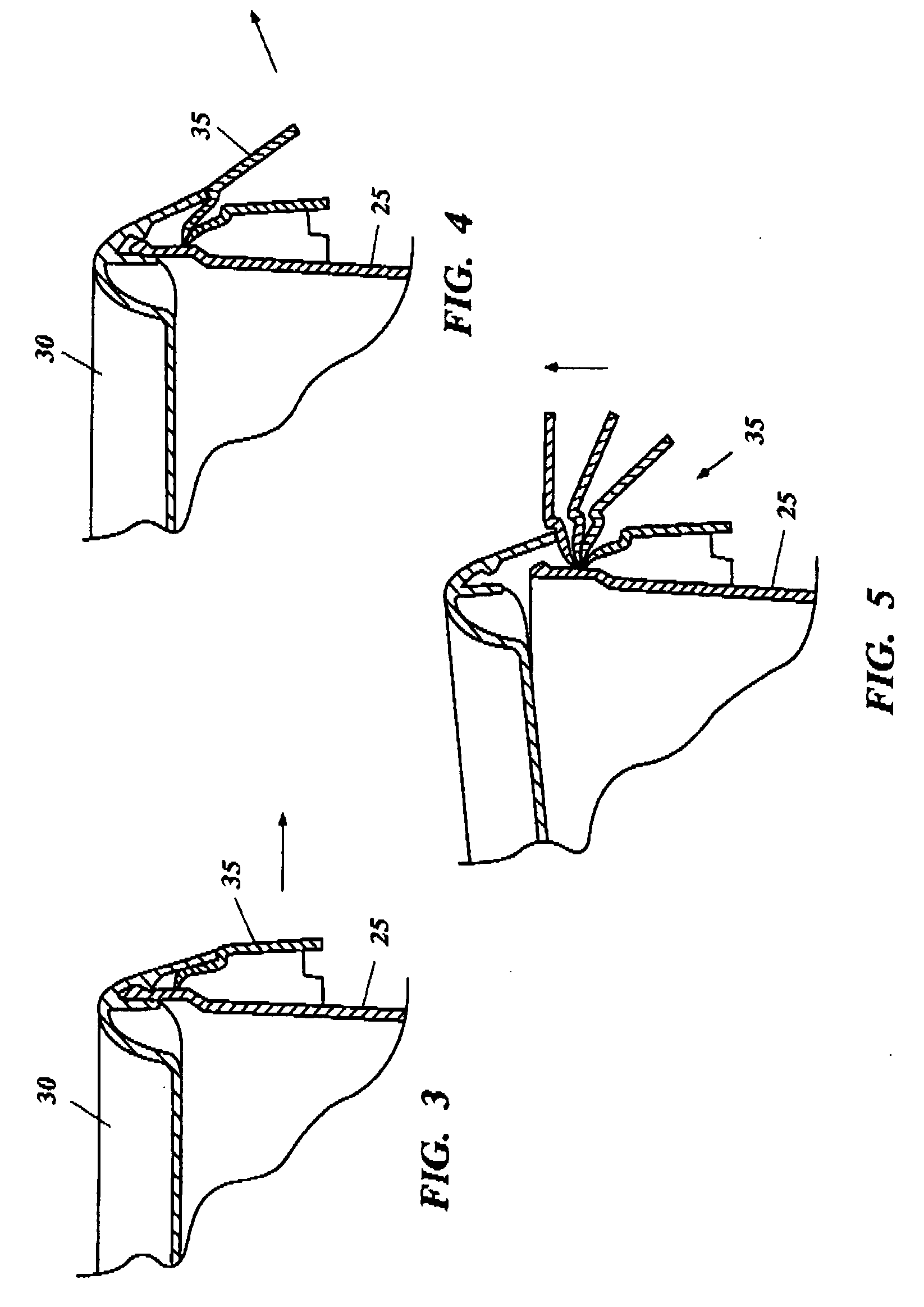 Container and lid and related method