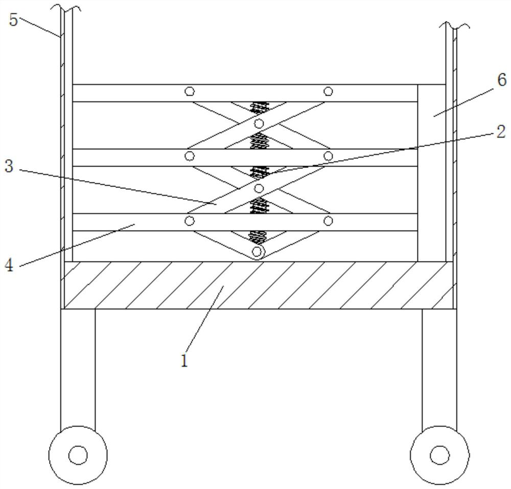 Scaffold auxiliary device based on gear transmission