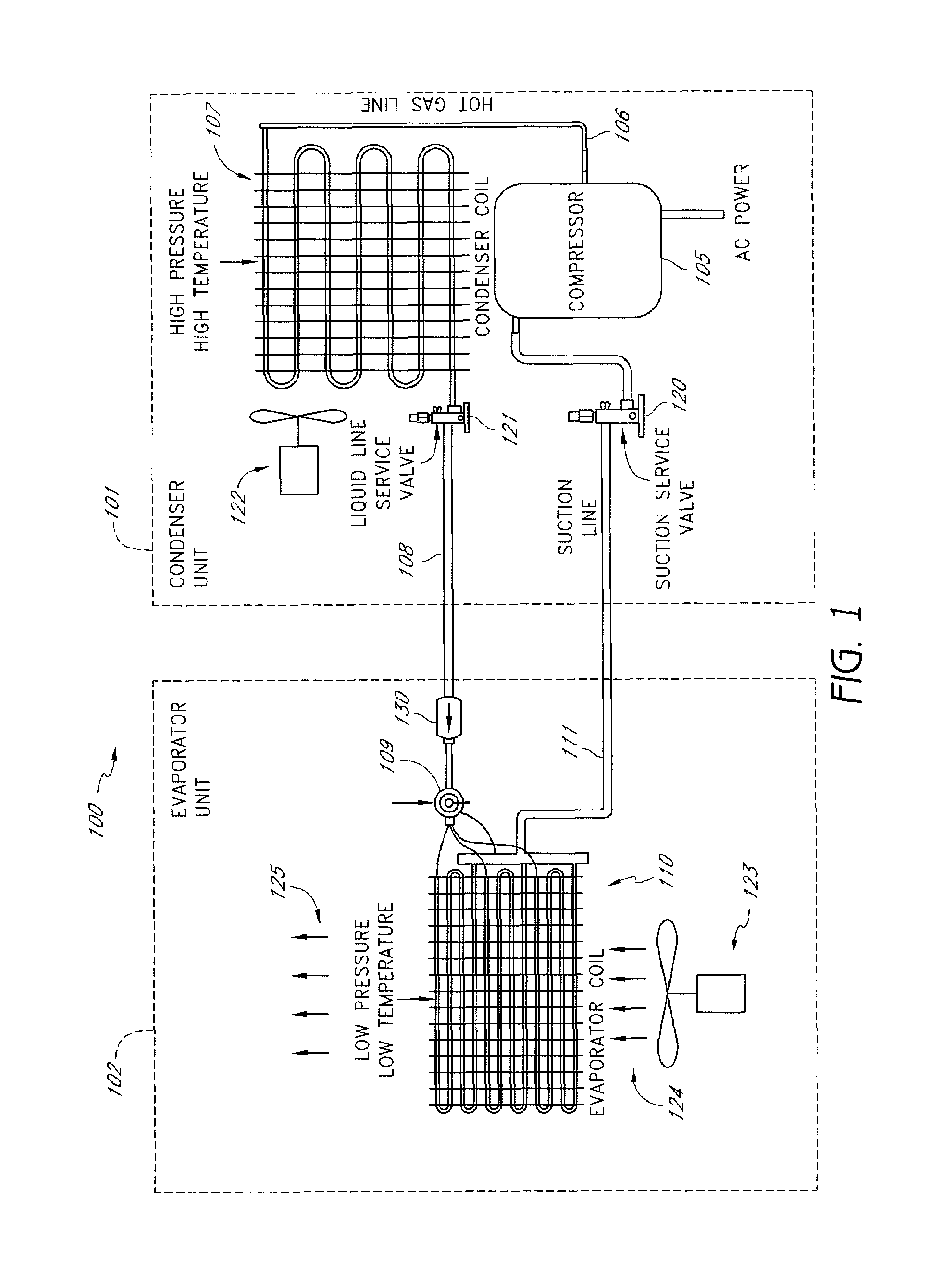 Method and apparatus for monitoring a calibrated condenser unit in a refrigerant-cycle system