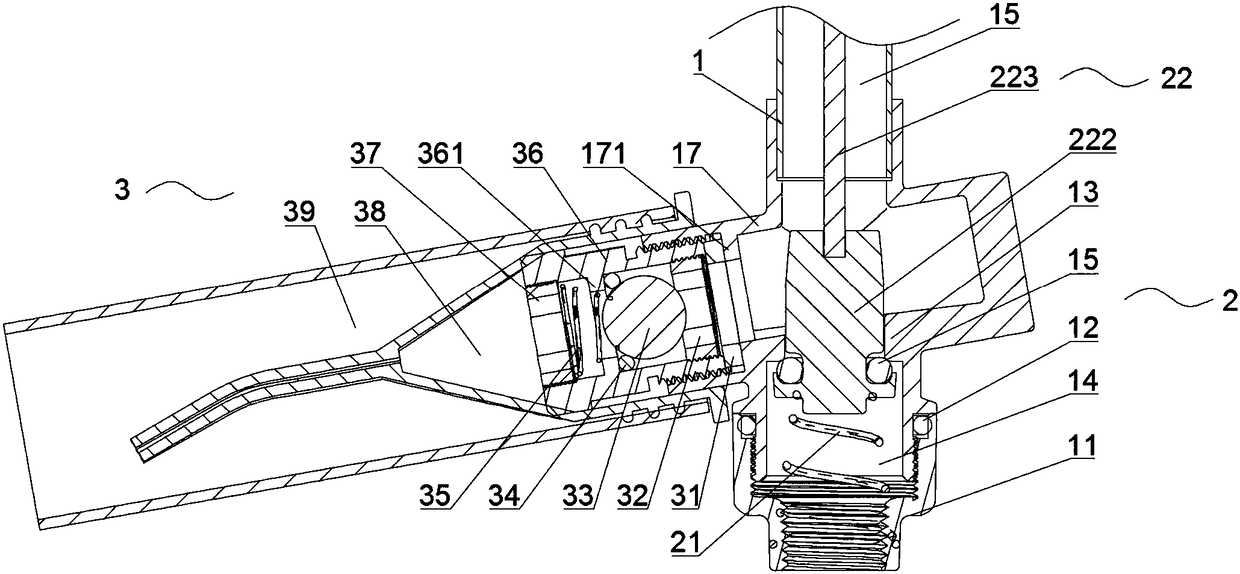 Buried antifreezing anti-siphon quick water take valve