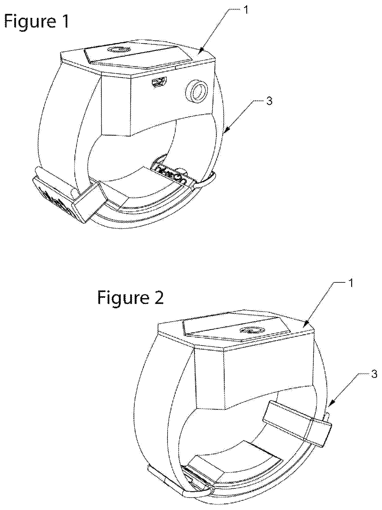 Sensorial electronic device for the rehabilitation of patients with Parkinson's disease