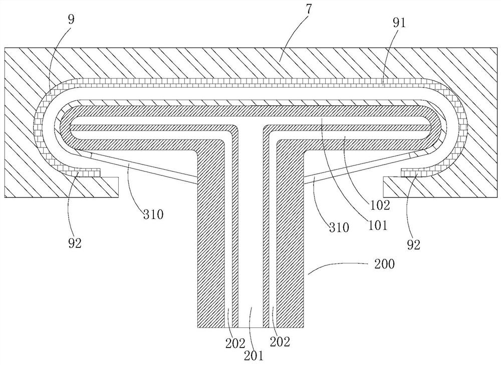 Bonding device and bonding method for special-shaped curved surface cover plate and flexible screen