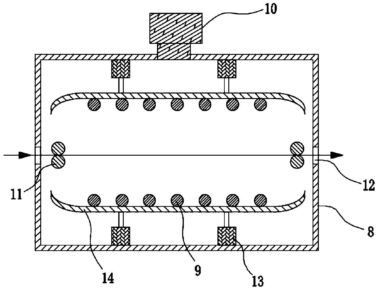 Cloth shaping method and machine with energy-saving heat source