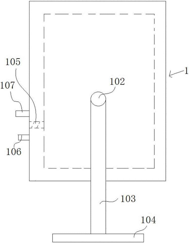 Self-cooling cell phone support