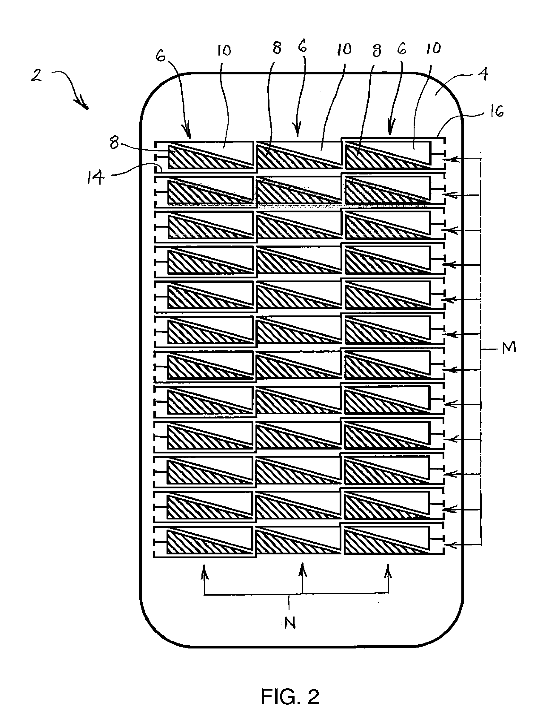 Haptic display with simultaneous sensing and actuation