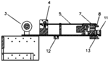 Feeding device of tin-cutting and sending integrated chip mounter