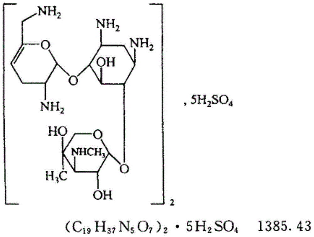 Pharmaceutical composition of sisomicin sulphate injection and preparation method