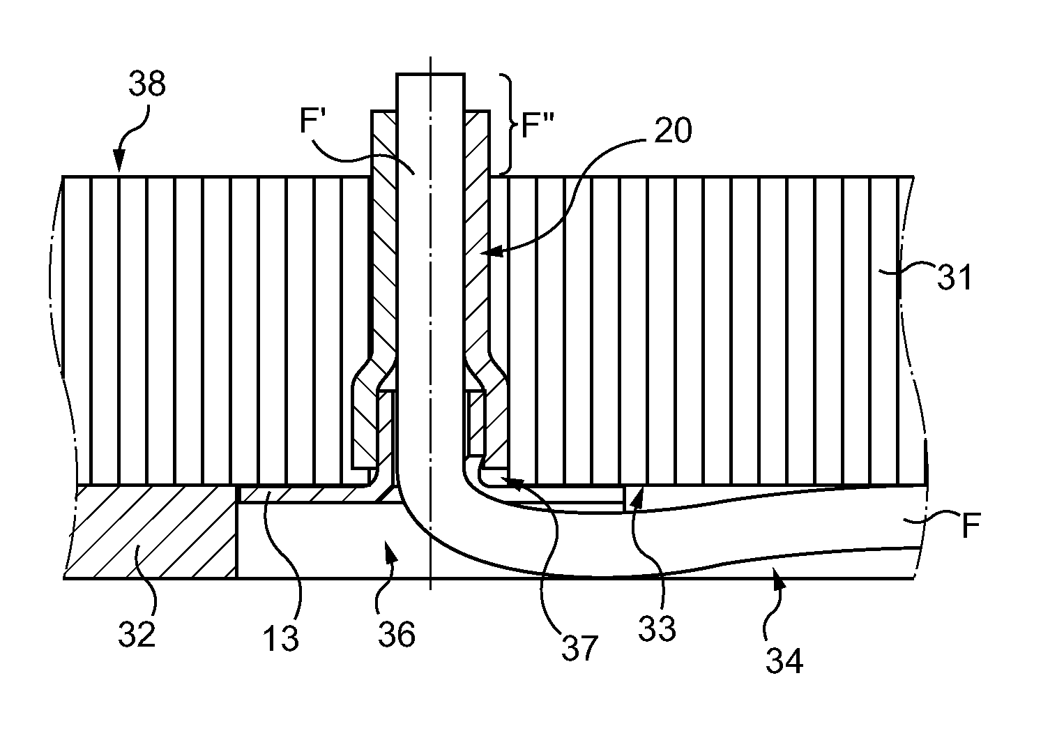 Textile covering incorporating an optical fibre and associated installation method