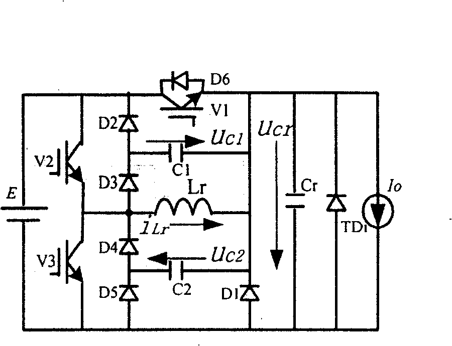 A soft switch reversion conversion circuit for the resonance DC step