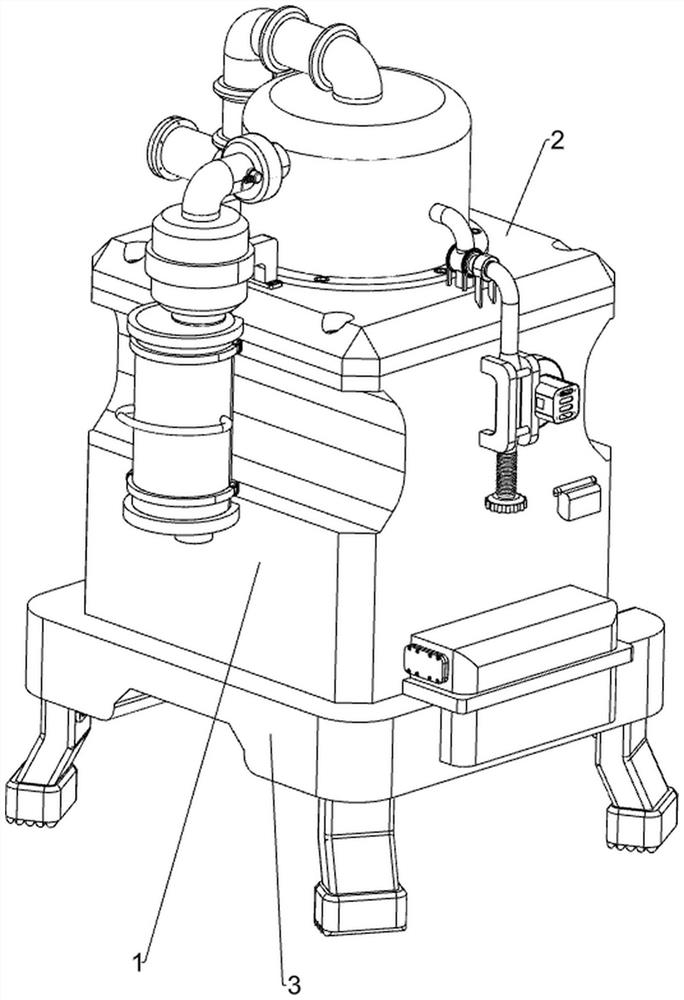 Flue gas purification equipment for regenerative chamber of high-temperature rotary kiln