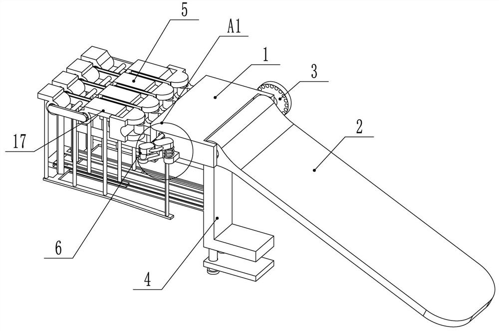 Auxiliary exercise device for preventing finger joint stiffness in arm fracture care