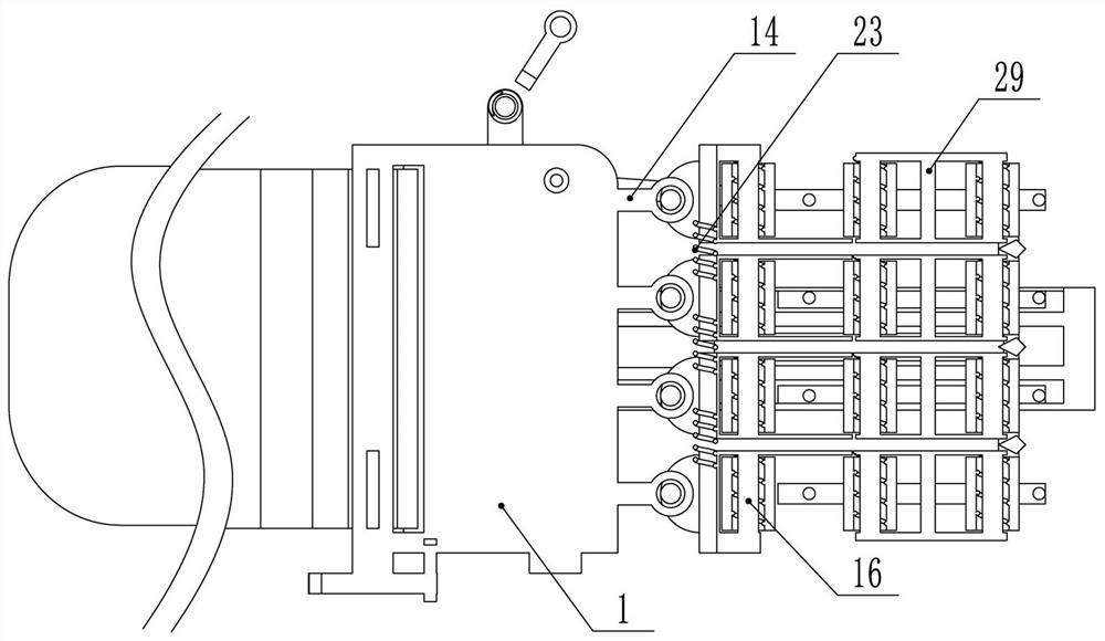 Auxiliary exercise device for preventing finger joint stiffness in arm fracture care