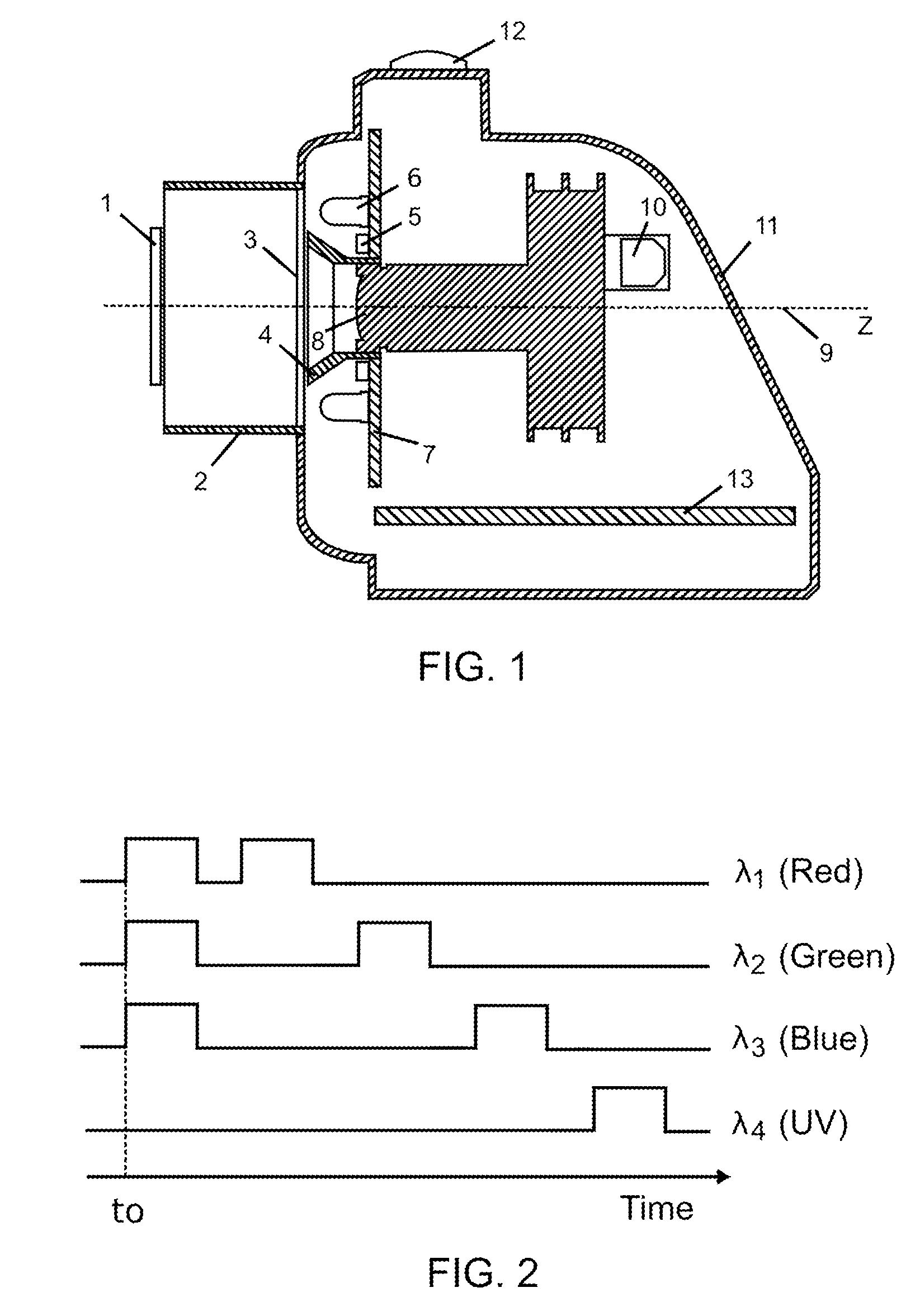 Method and device for quantitatively determining the surface optical characteristics of a reference object comprised by a plurality of optically differentiable layers