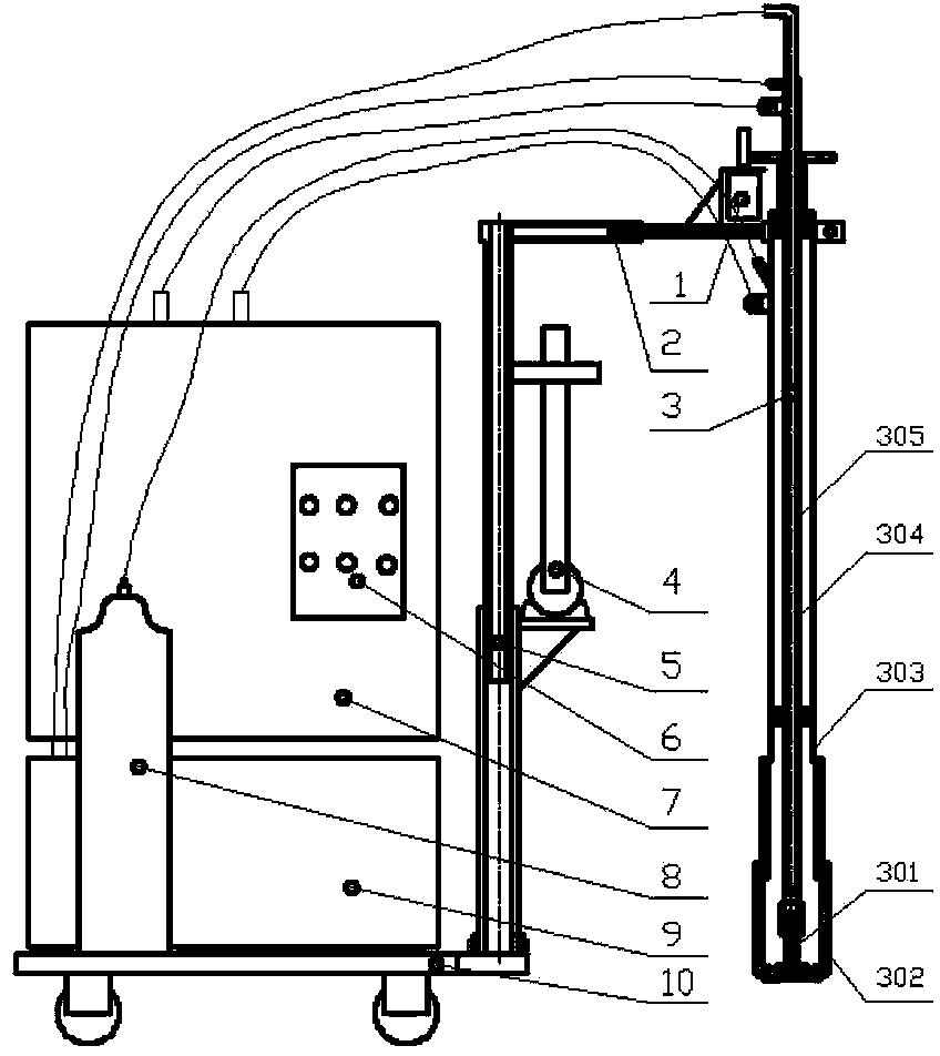 Plasma submerged arc heating device for steel ingot risers of 5-600 tons